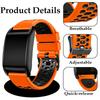 Stilvolles Silikon-Ersatzarmband für WHOOP 5.0 und Whoop 5.0MG Tracker Flexibles atmungsaktives verstellbares Armband Mehrere Farben