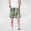 Fashion Versatile Sports Shorts Men'S Summer Sports Shorts Leaf Printed Five-Point Pants Casual Pants Teen