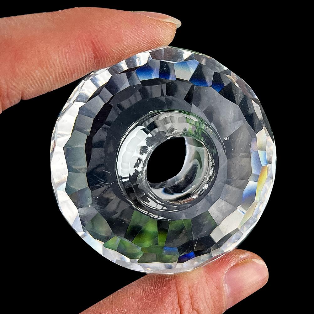 D2 50mm Crystal Glass Faceted Sun Catcher Chandelier Lamp Parts DIY Door Handle Home Decor Paperweight Craft Wedding Centerpiece