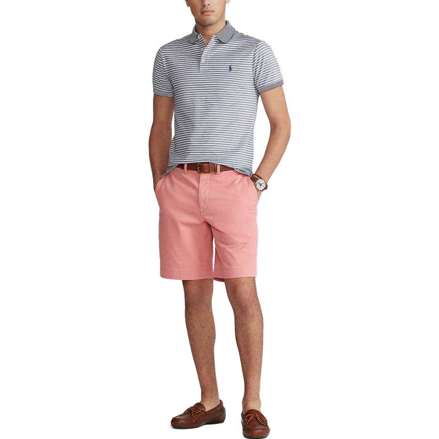 Polo Ralph Lauren SS23 Color Block Striped Logo Embroidered Short Sleeve Polo Shirt Men polo shirts Multicolor MNPOKNI1N821154-400