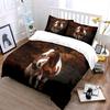 Beautiful Horse Themed Decor Set Soft Comfortable Duvet Cover Bedding Set Included 1*Duvet Cover & 2*Pillowcases, Gift