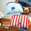 Cartoon Printed 3In1 Underwear Storage Bag Organizer Bags Waterproof Large Capacity Travel Bag For For Socks Bras Accessories