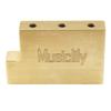 Musiclily Ultra Brass Tremolo Block, 37mm, Fat Brass L-Shaped Block for Floyd Rose Guitars