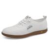 Frühling/Herbst/Sommer Neue Freizeitschuhe für Herren Atmungsaktive Kleine Weiße Schuhe Weiche Sohle Weiches Obermaterial Abriebfeste Sportschuhe