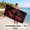 Custom Name Large Beach Towel,Tokyo Ghoul Quick Absorbent Towel For Outdoor Travel Poolside