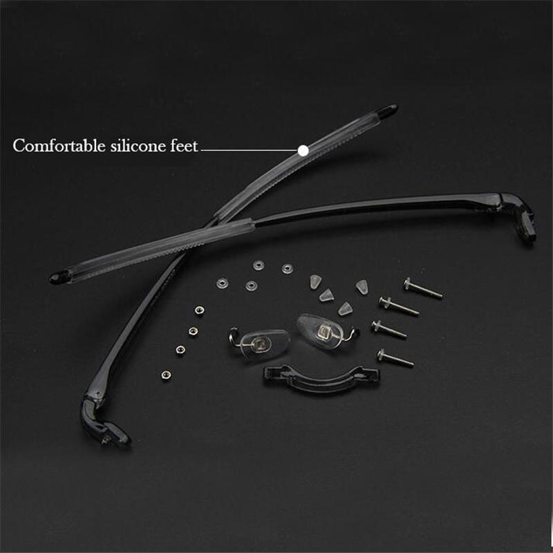 Frameless Myopic Eyeglasses Men Women Rimless Ultralight Frame Short-sighted Eyewear 100-400 Degrees