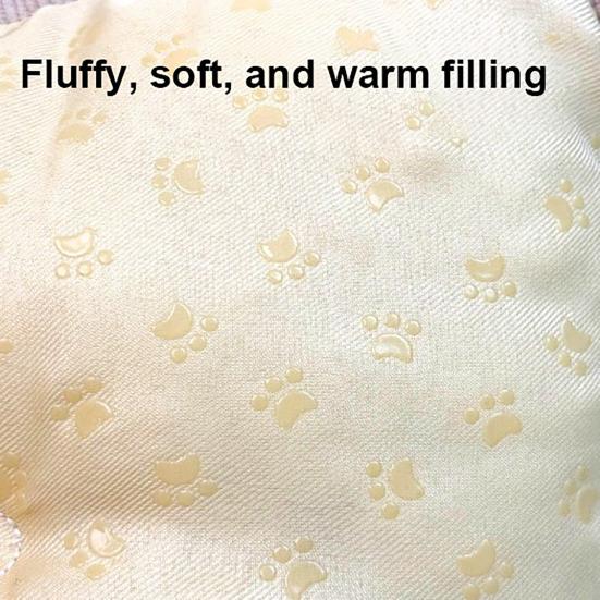 Cat Sofa Soft Plush Bed with Thickened Filling and Neck Protector Anti-Slip Bottom for Warm Winter Cats