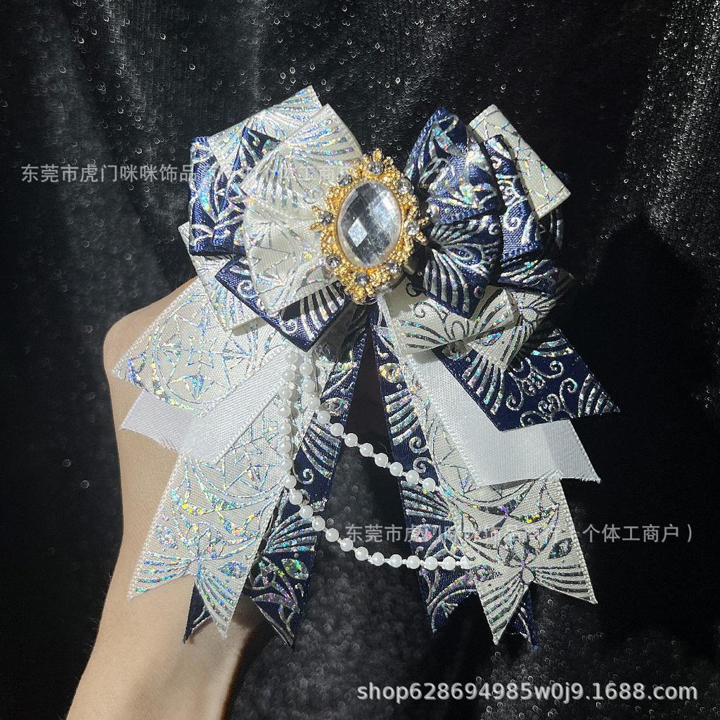 Gorgeous original support stick bow pain bag carat DIY bow lolita decorative headgear edge clip