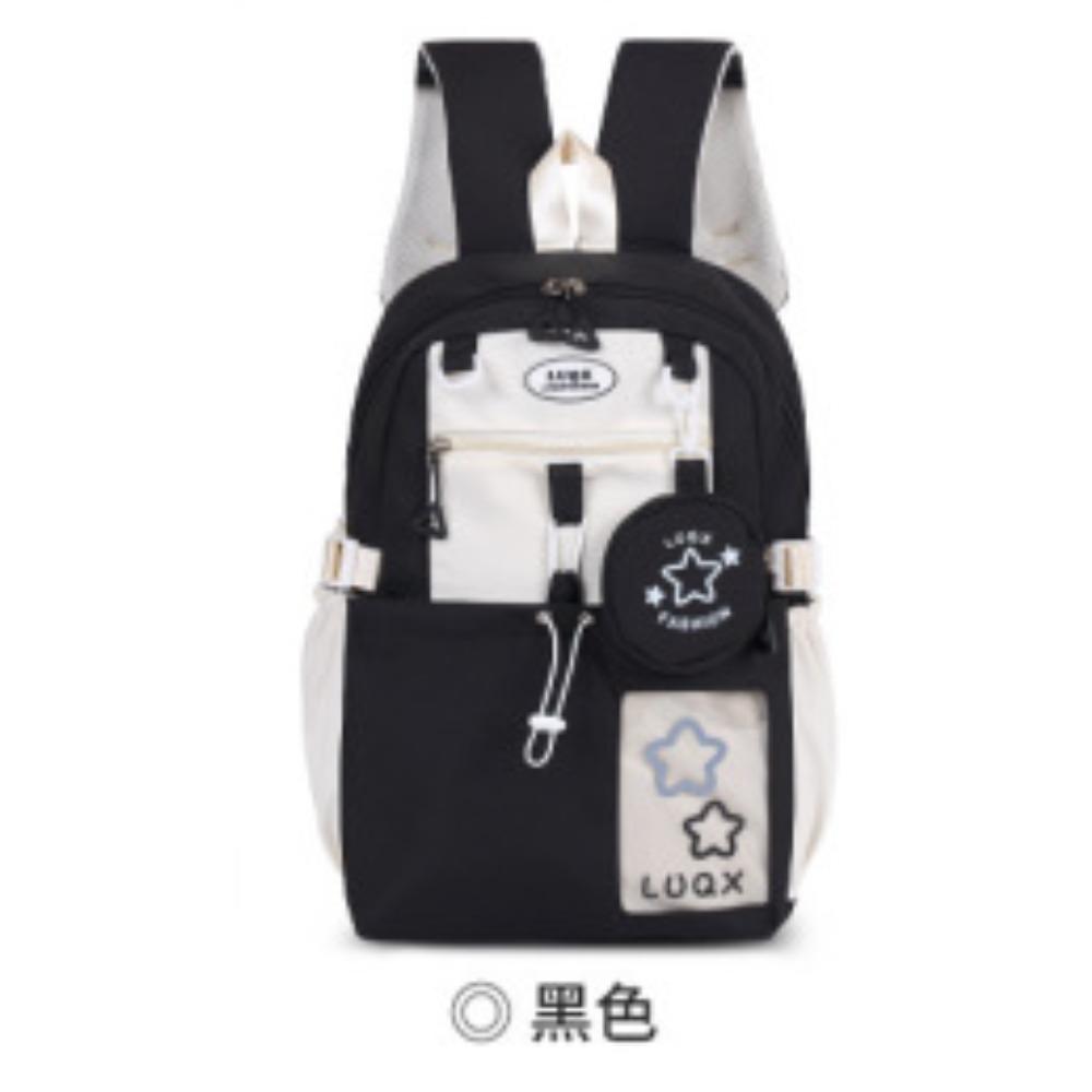 Korean sweet schoolbag girls junior high school students simple versatile backpack large capacity backpack leisure travel backpack
