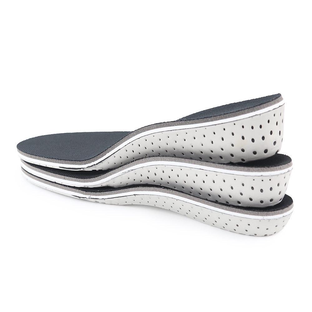 EVA Breathable Height-Boosting Insole for Men & Women - Sweat-Absorbing, Deodorant Shoe Inserts for Sports & Casual Wear
