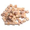 100pcs Unfinished Blank Mini DIY Wooden Square Solid Cubes for Woodwork Craft