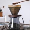 Glass Coffee Drip Filter Cup Reusable Conical Immersion Hand Brewed Dripper Reusable Combination Hand Made Barista Tools