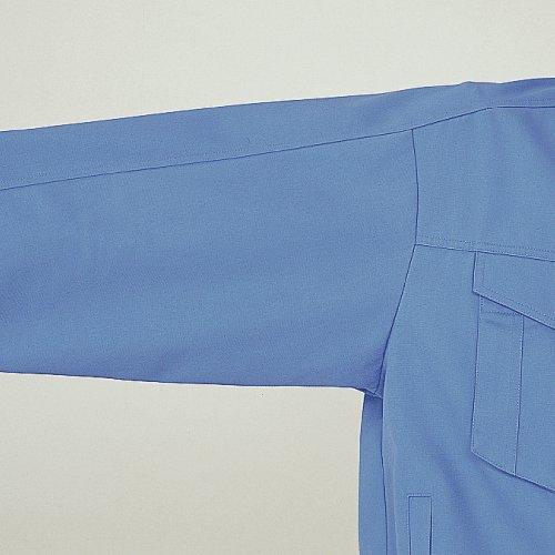 Pracovní dlouhé stříbrné L [Midori Anzen] oblečení, rukáv, halenka, unisex, antistatické, G341, top, šedá,