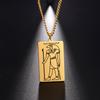 Gold Plated 15 Egyptian God Talisman Pendant Men Women Necklace Egypt God of Magic Wisdom Thoth Ibis-head Amulet Jewelry Gifts