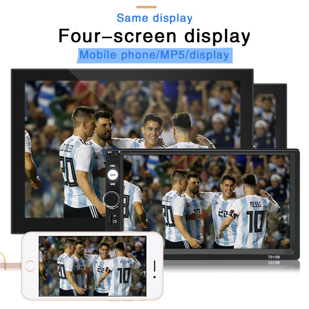 7-Inch Car MP5 Player with Bluetooth and Reversing Camera