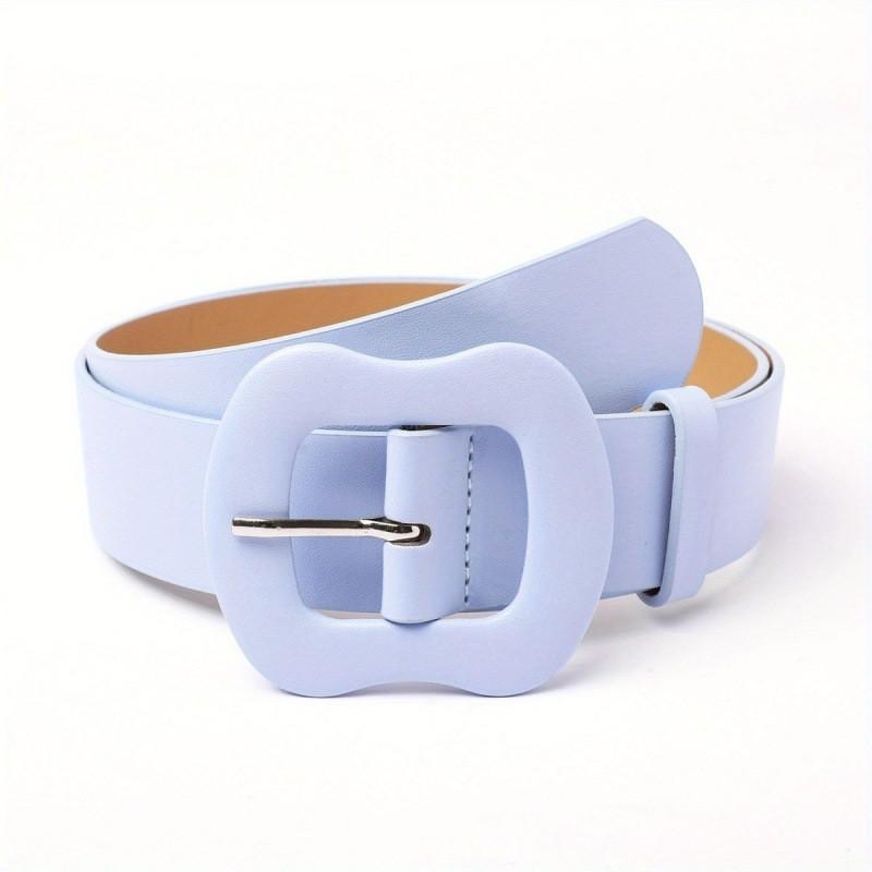 Stylish Korean Candy Color Women's Wide Waist Belt For Fashionable Dresses And Jeans