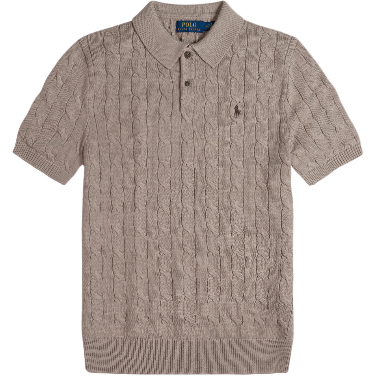 

Polo Ralph Lauren SS25 Вышитая поло-рубашка с коротким рукавом из витого трикотажа с логотипом маленькой пони Мужские поло MNPOSWE1N820034-101 S