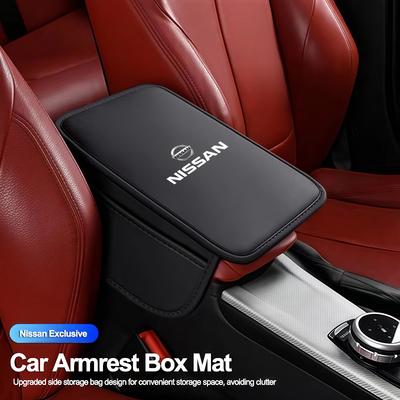Auto Armlehnenbox Polster Leder Auto Armlehnenmatte Auto Zubehör Für Sylphy N7 Teana Qashqai Note J10 J11 Navara Juke GTR Y62