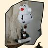 Halloween Ghost Bell Ornament Smile Scary Cute Face Ghost Hanging Decor for Home Office & Party Decor