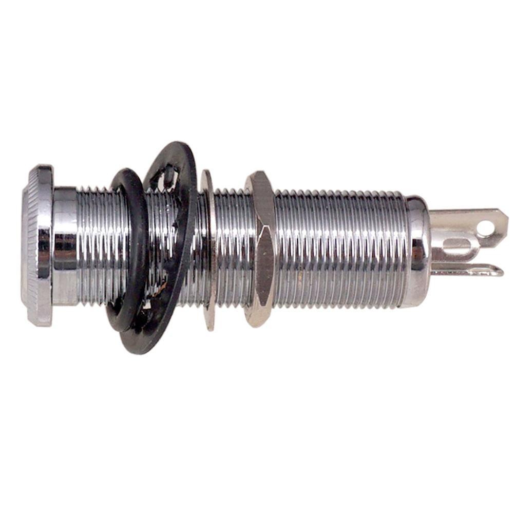 Classy-6.35Mm Brass Threaded Cylinder Bass Guitar Jack Pickup Output Input Plug Socket Electric Guitar Accessories