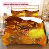 Digimon Agumon Duvet Cover & Pillowcases, Digimon Fan Bedroom Bedding, Perfect Gift.chl