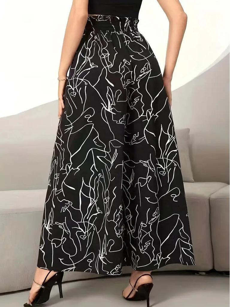 2025 Women's Long Waist-Cinching Midi Skirt with Draping Design – Summer Style