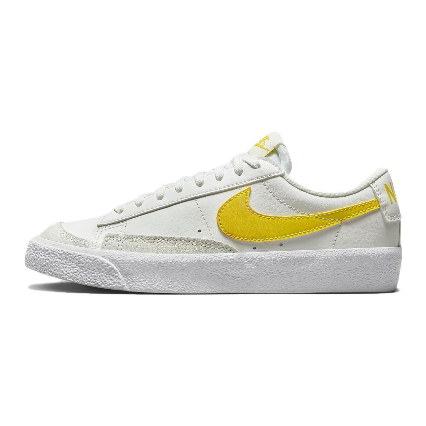 (GS) Nike Blazer Low  77  White Opti Yellow  Kids  DA4074-118 EU 37.5