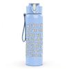 1PC I Hope You Are Doing Well Quote Print 750ml Color Plastic Sports Water Bottle Leakproof Flip Straw Lid Suitable for Sports Office Home Use