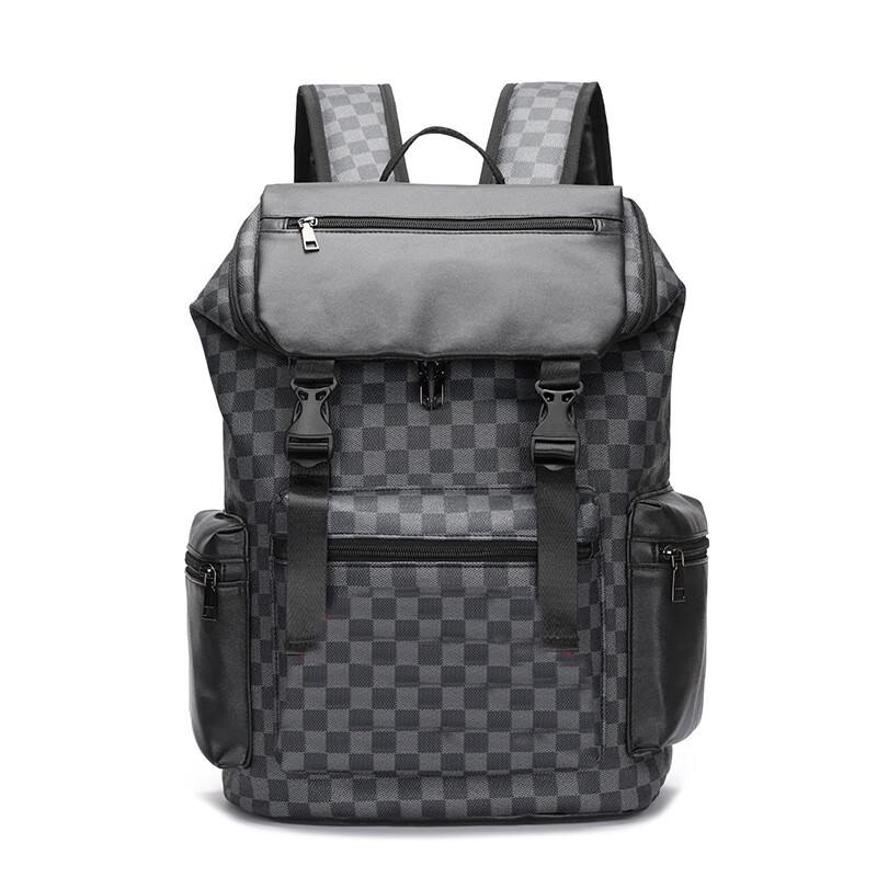 Li Shen PU Print Water-Resistant Laptop Backpack