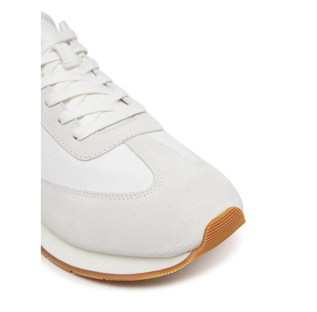 Мужские кроссовки Calvin Klein Low prof runn laceup cv mix hm0hm01723 белые