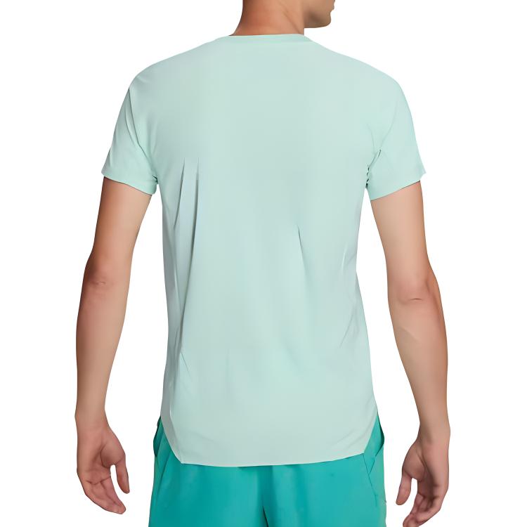 Nike Court Dri-FIT ADV Slam Solid Quick-Dry Tennis T-Shirt Men Tops Ice-Jade-Blue DX5524-346