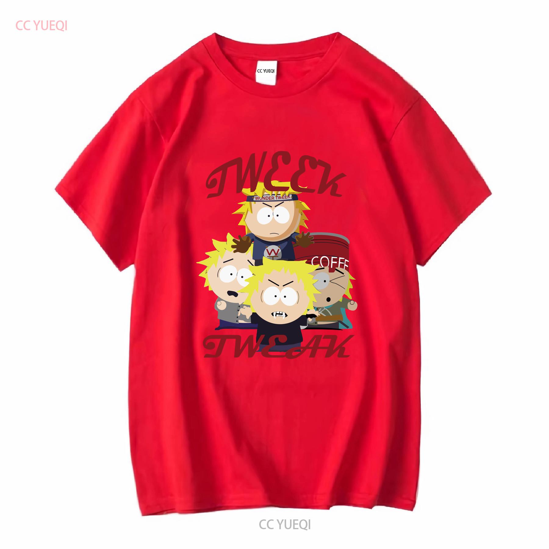 Tweek Tweak Southparks T Shirt Men Casual Cotton Crewneck Sh long or short sleeves vintage Washed Versatile fashion Soft S