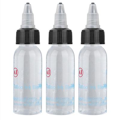 3Pcs Tattoo Pigment Blender Beauty Tools Tattoo Ink Diluent Color Dilution Tattoo Supplies