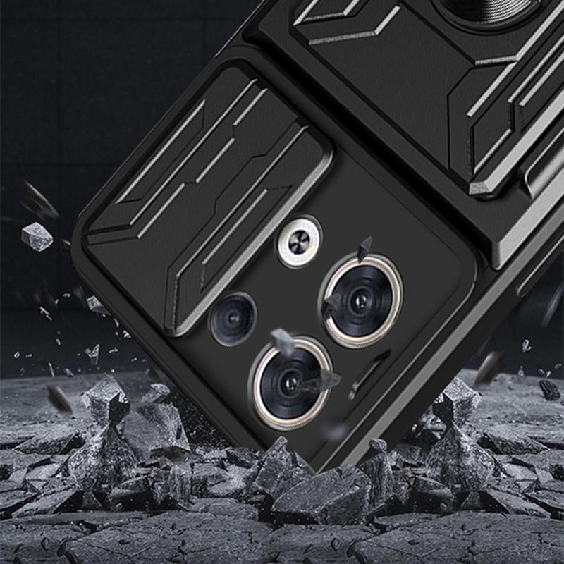 For Oppo Reno11Pro Reno11 Reno10 Reno7 Reno8Pro Reno8 Reno6 Reno5 Reno7Pro 360  Camera Card Slot Protective Phone Case