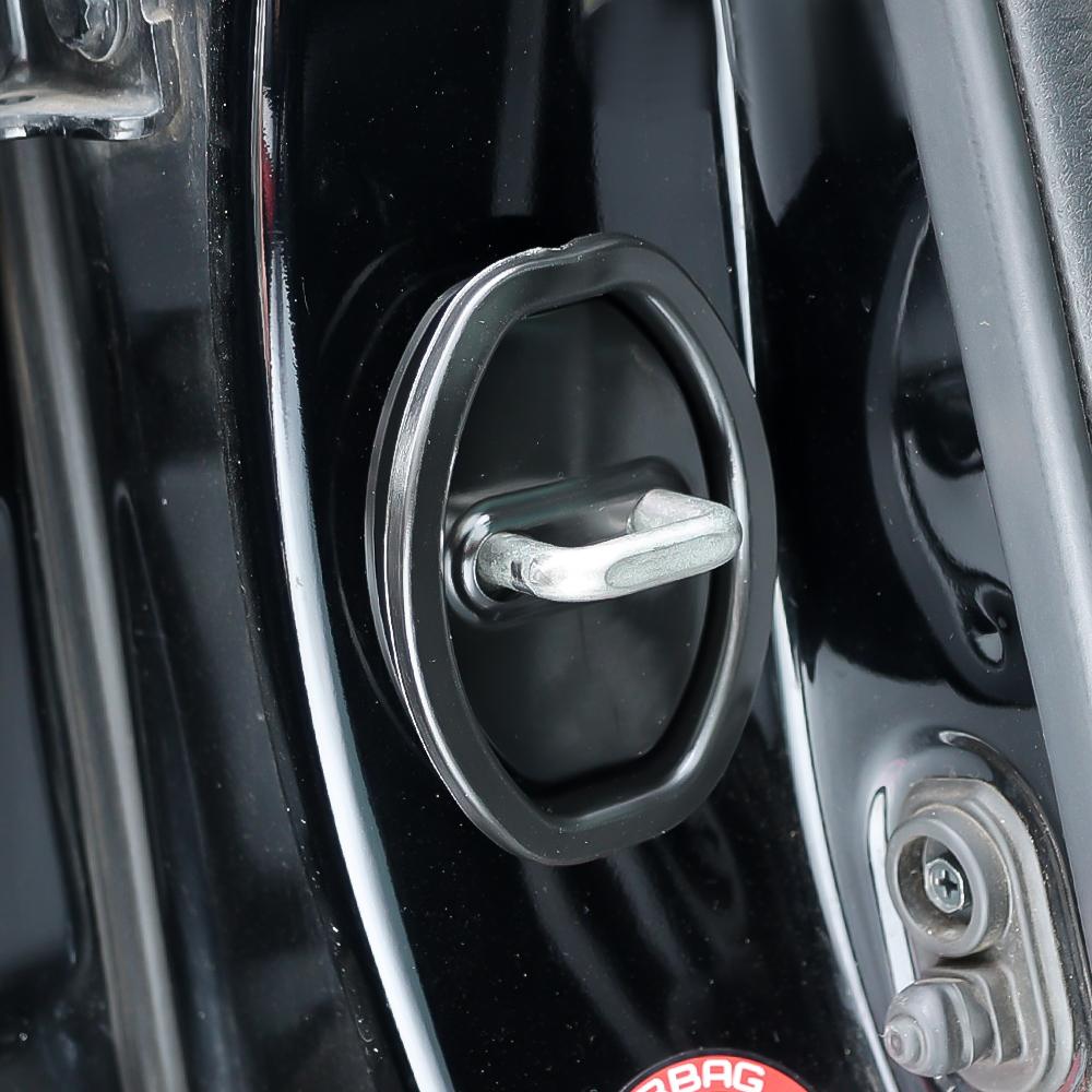Universal Car Door Mute Shock Absorbing Pad Silicone Doors Lock Buckle Bumper Cars Locks Protective Accessories Automotive Parts