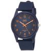Citizen QQ Wristwatch Analog Waterproof Urethane Belt VS40-012 Navy