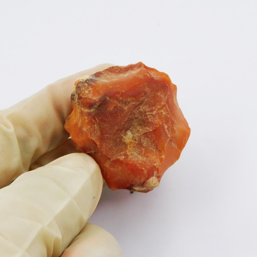 158 Ct Natural Orange Sapphire Raw Rough CERTTIFIED earth mined Loose Gemstone
