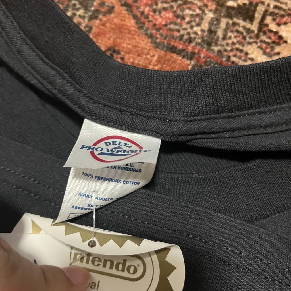 [USED] 00S Dead Stock Fire Mario Nintendo T-Shirt XL