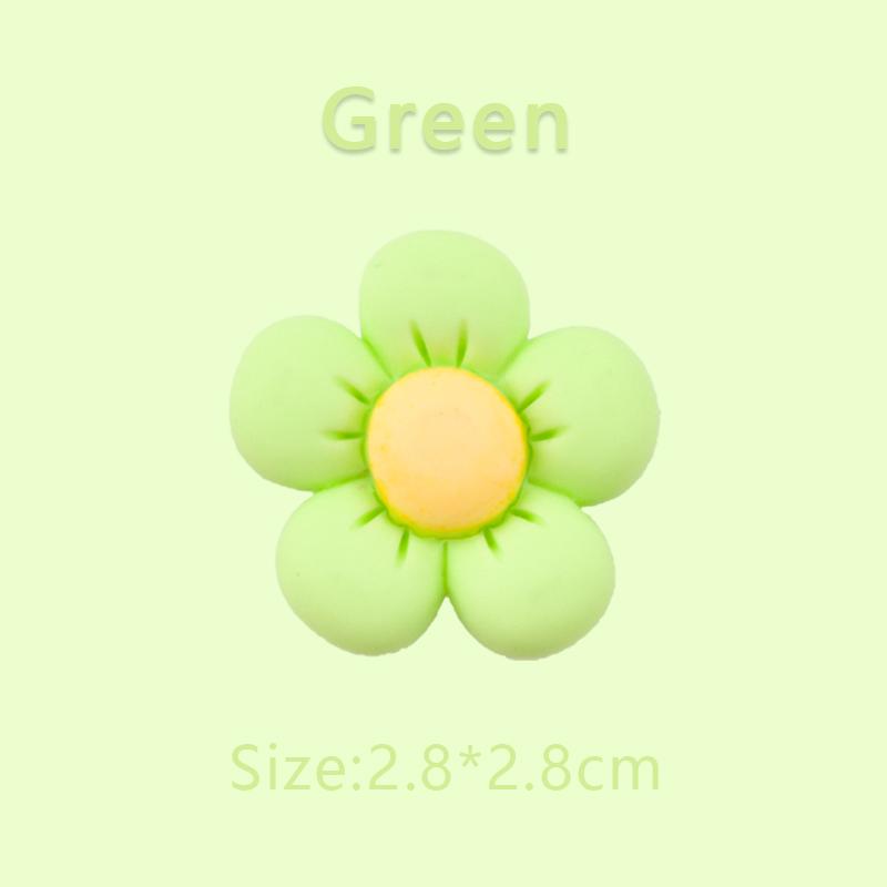 New 1PCS Flower Shoe Charms for Girls Cute Shoes Charm for Adults Teens Kids Kawaii Shoe Decoration with Buttons Clog Sandals