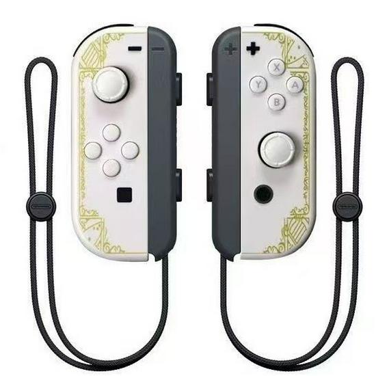 Wireless Bluetooth Joy-Con Controllers with Wake-Up Feature and Wrist Strap, Left and Right Separately for Switch