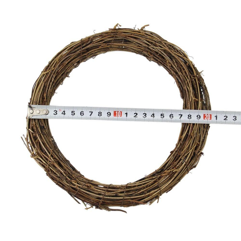 

Новый ротанговый рождественский искусственный кольцо-гирлянда Рождественская вечеринка Декор Фото реквизит DIY Гирлянда Ротанговое кольцо Вечеринка