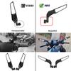 For KYMCO Xciting s400 S350 250 RKS150 CT250 Motorcycle Wind Wing Side Rearview Mirror Adjustable Rotating Motorbike Accessories
