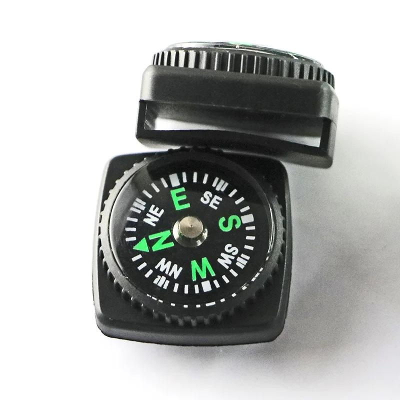 

10pcs/lot Mini Wristband Compass Portable Detachable Compass Outdoor Camping Hiking Travel Emergency Survival Navigation Tool