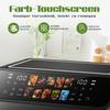 9L Air Fryer with Double Chamber, Fryer with LED Display, Adjustable Time and Temperature 80-200℃