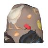 Chicken Colorful Pattern Fashion Knit Hat for Adults Adds a Stylish Finishing Touch To Everyday Outfits Perfect for City Walks, Weekends, Or Casual Ga