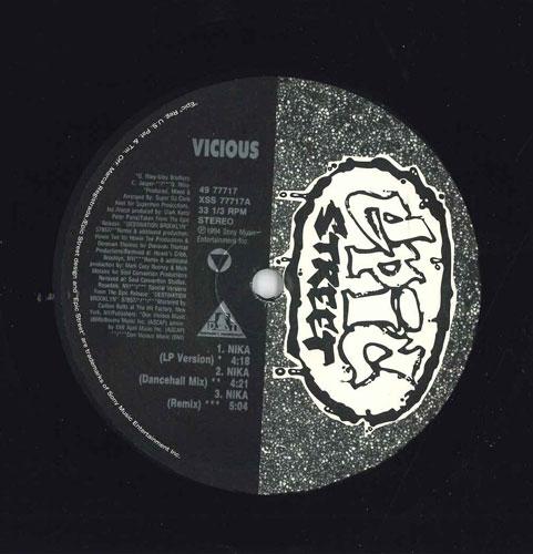 

12inch Record LIL VICIOUS - Nika 4977717 Epic Street 1994 US Rap & Hip-Hop/R&B Used
