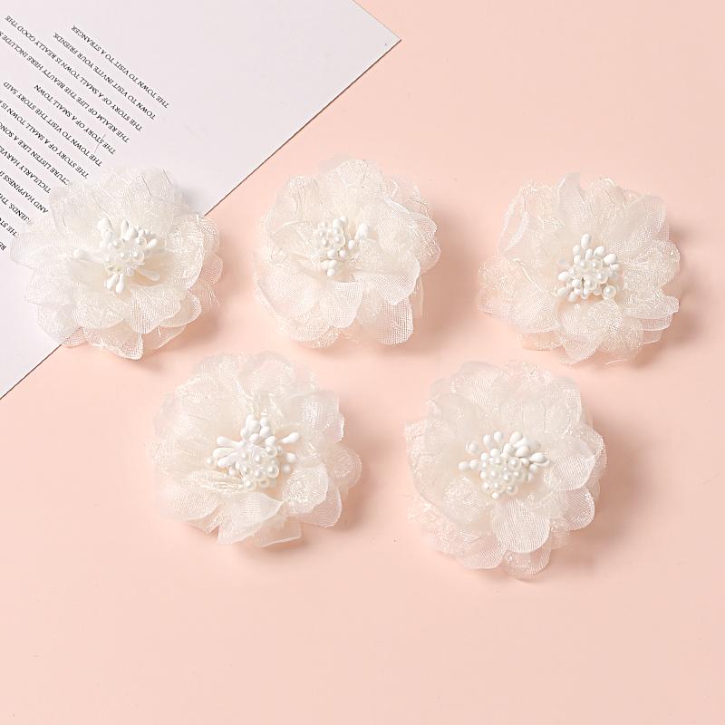 5 Stück Weiße Serie Künstliche Rosen Kombination Raum Tischdekoration Outdoor Party Hochzeitsdekoration DIY Kranzzubehör