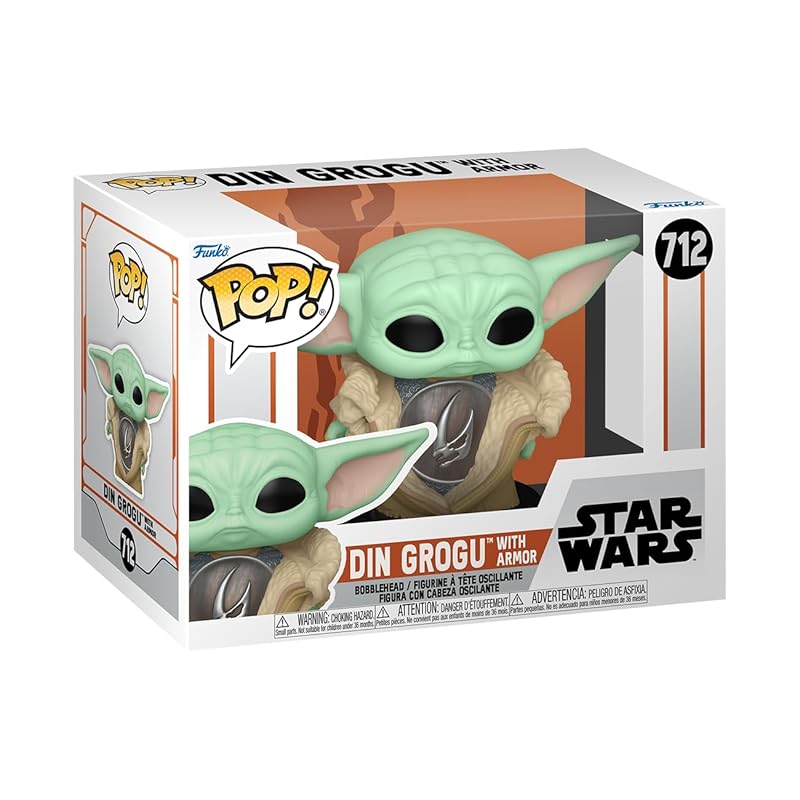 

star wars the mandalorian glow goo armor figure Funko Mandalorian S10 DIN GROGU WITH ARMOR Star Wars funko