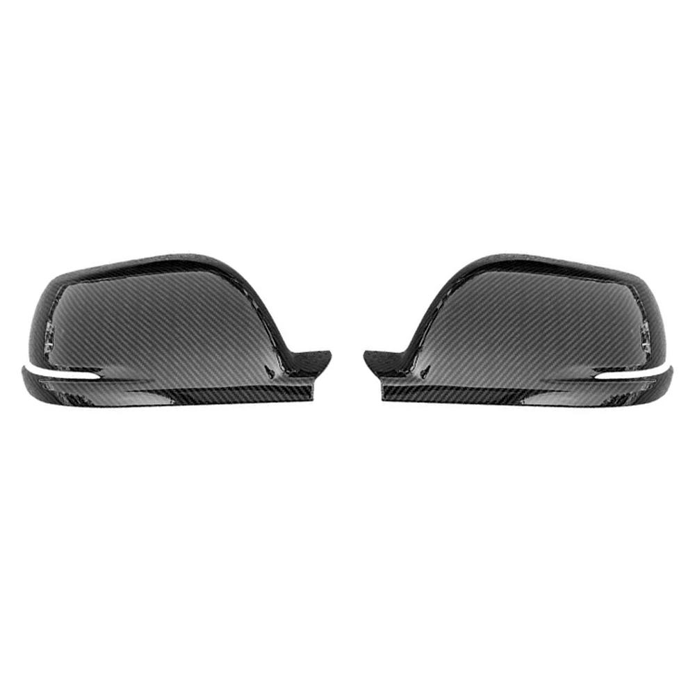 For Honda CRV CR-V 2017-2020 Car Rearview Side Mirror Cover Wing Cap Sticker Exterior Door Rear View Case Trim Carbon Fiber Auto