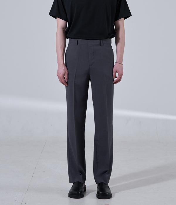 HYOJI [Summer] Customizable Long Semi-Wide Slacks (4 Colors)